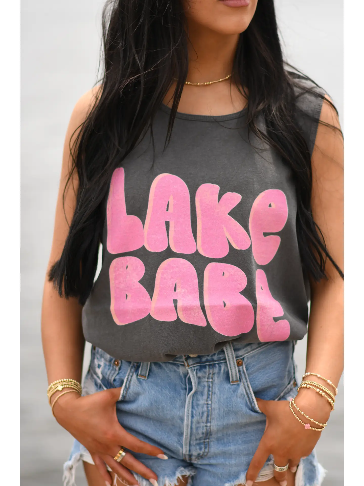 Lake Babe Bubble Tee OR Tank