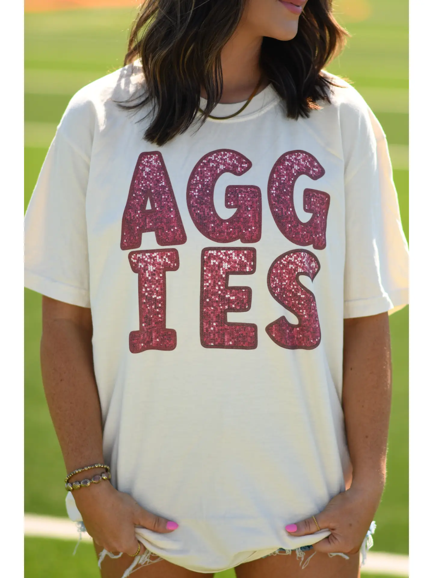 Aggies Sparkles Tee