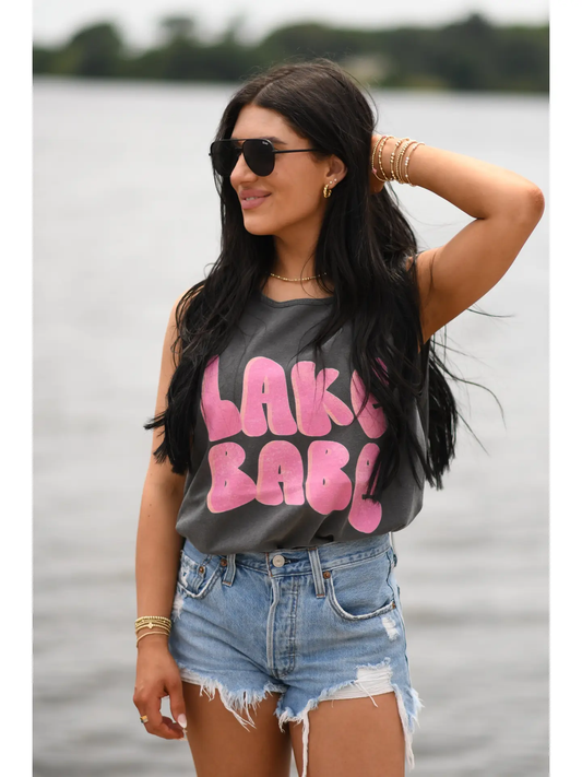 Lake Babe Bubble Tee OR Tank