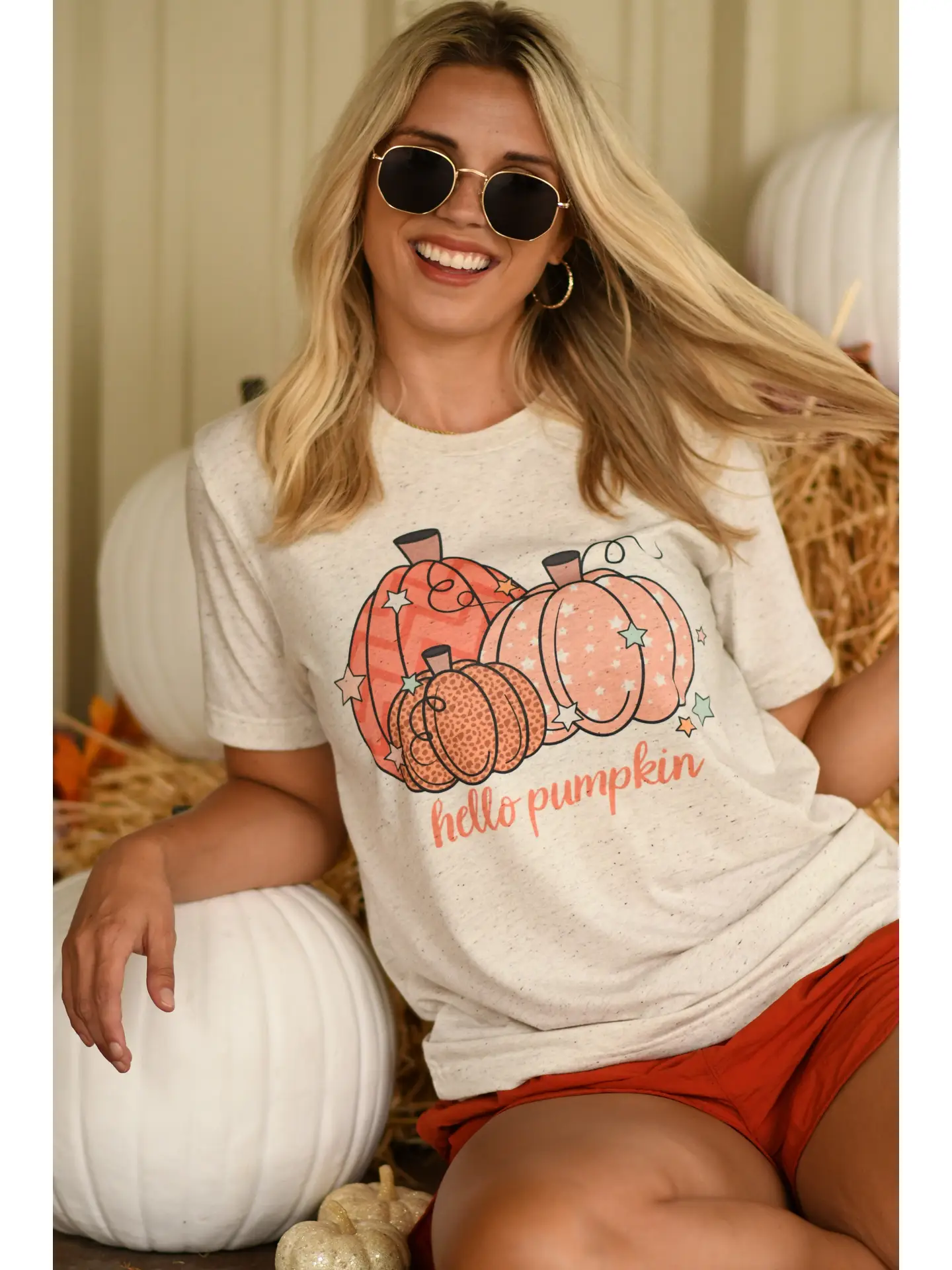 Hello Pumpkin Retro Tee