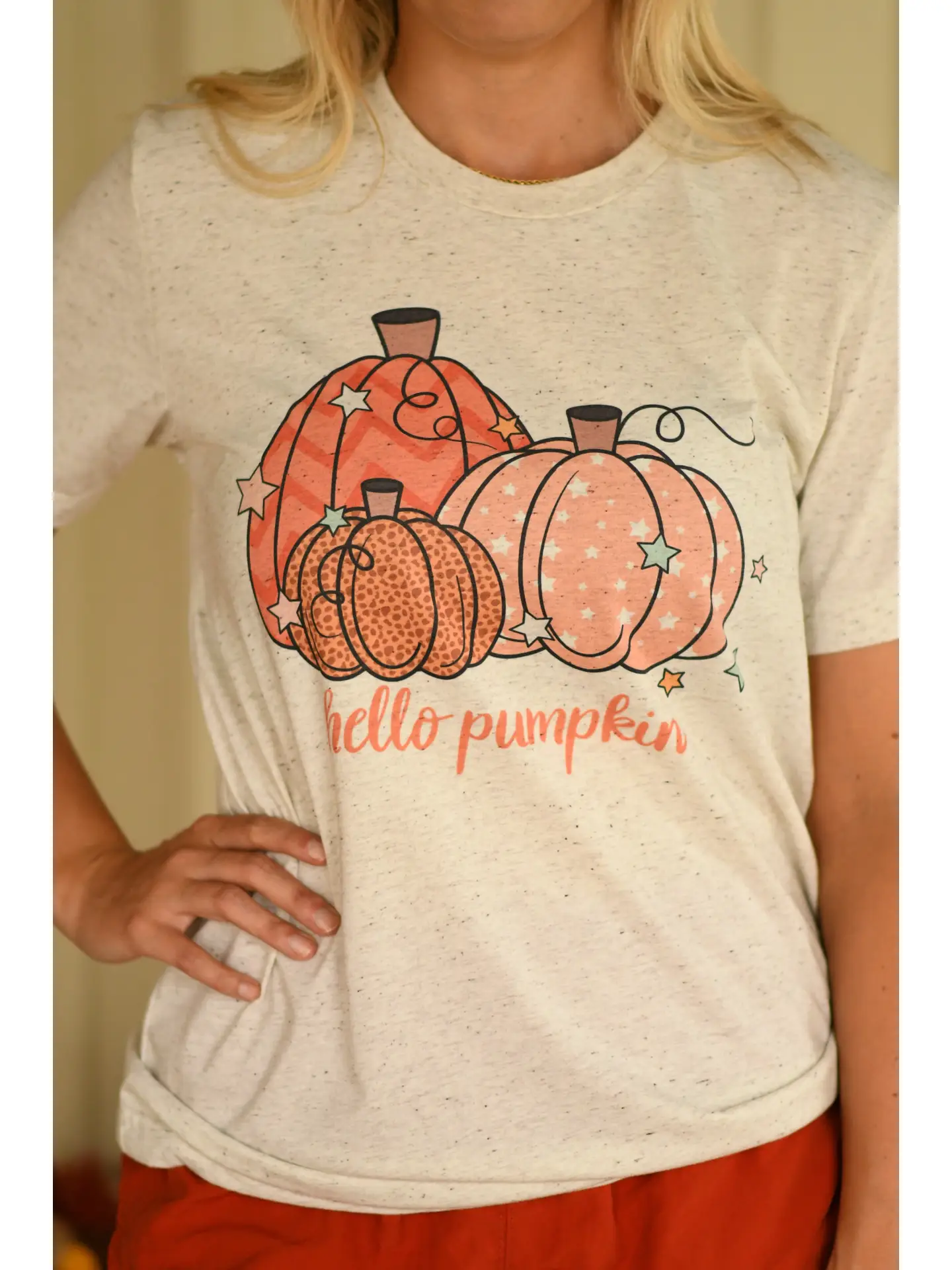 Hello Pumpkin Retro Tee