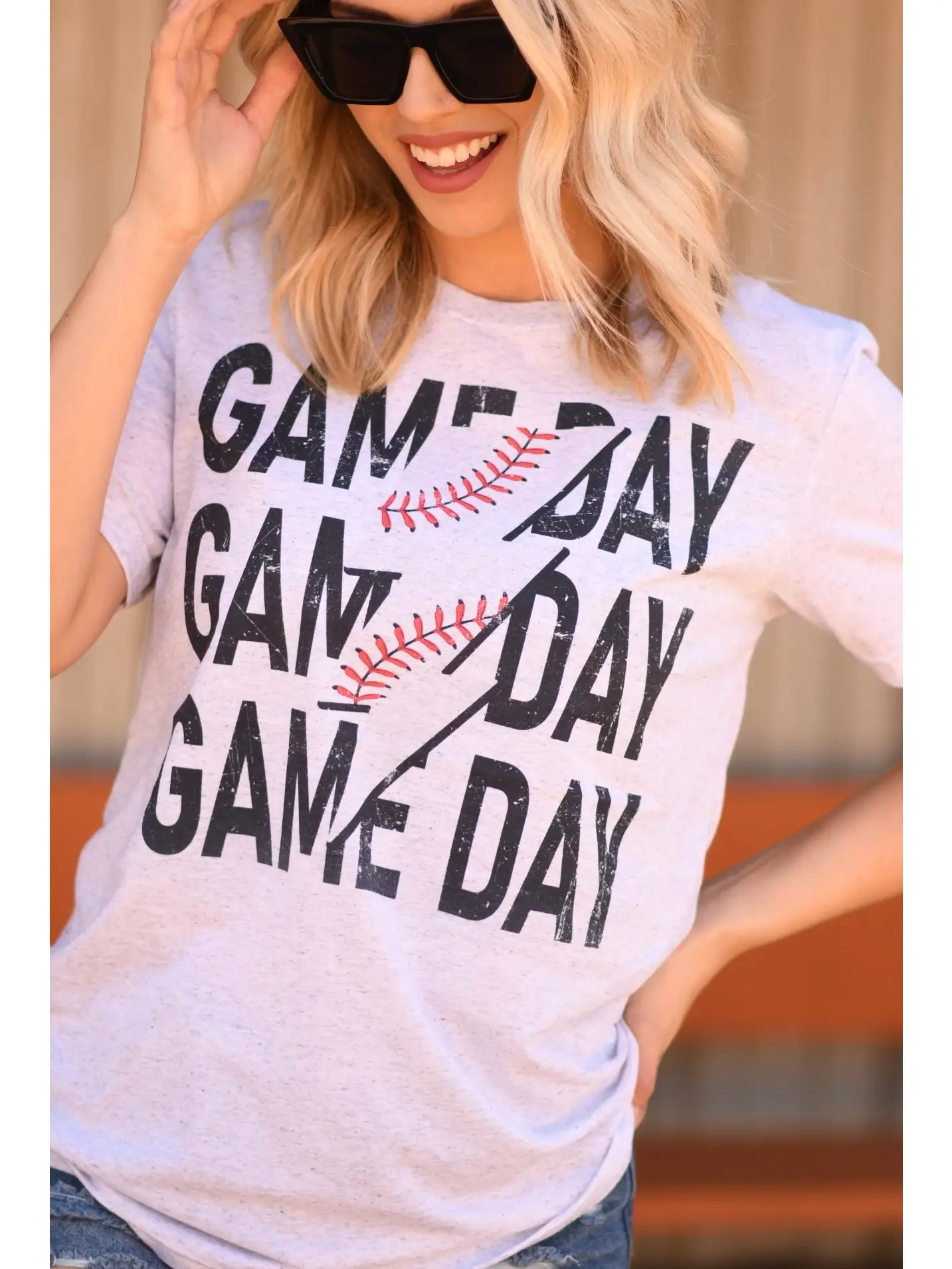 Baseball Game Day Bolt Tee