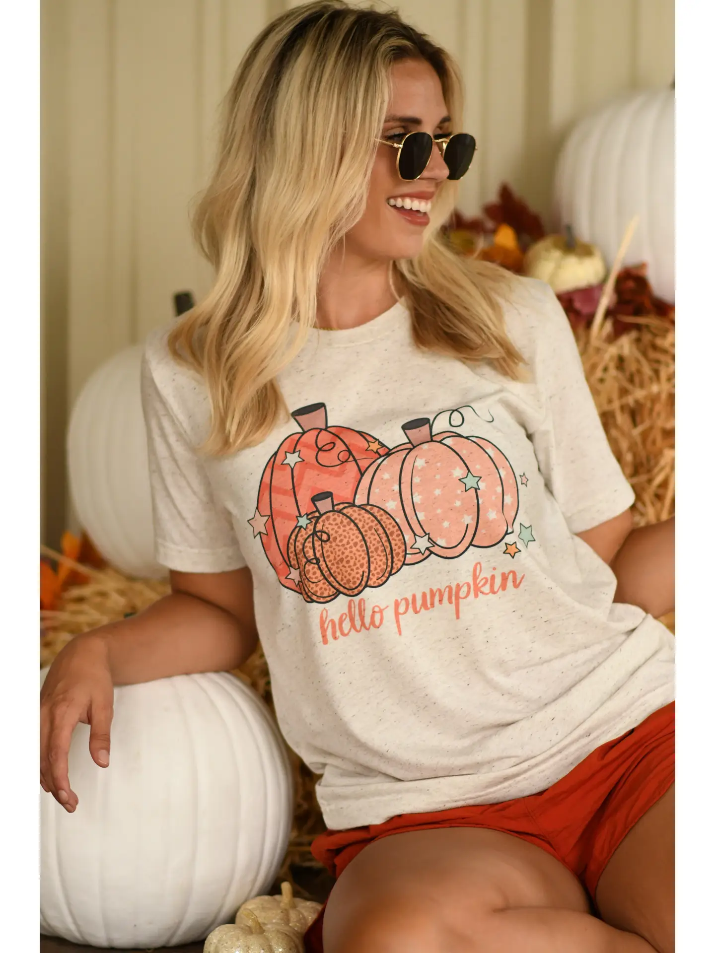 Hello Pumpkin Retro Tee