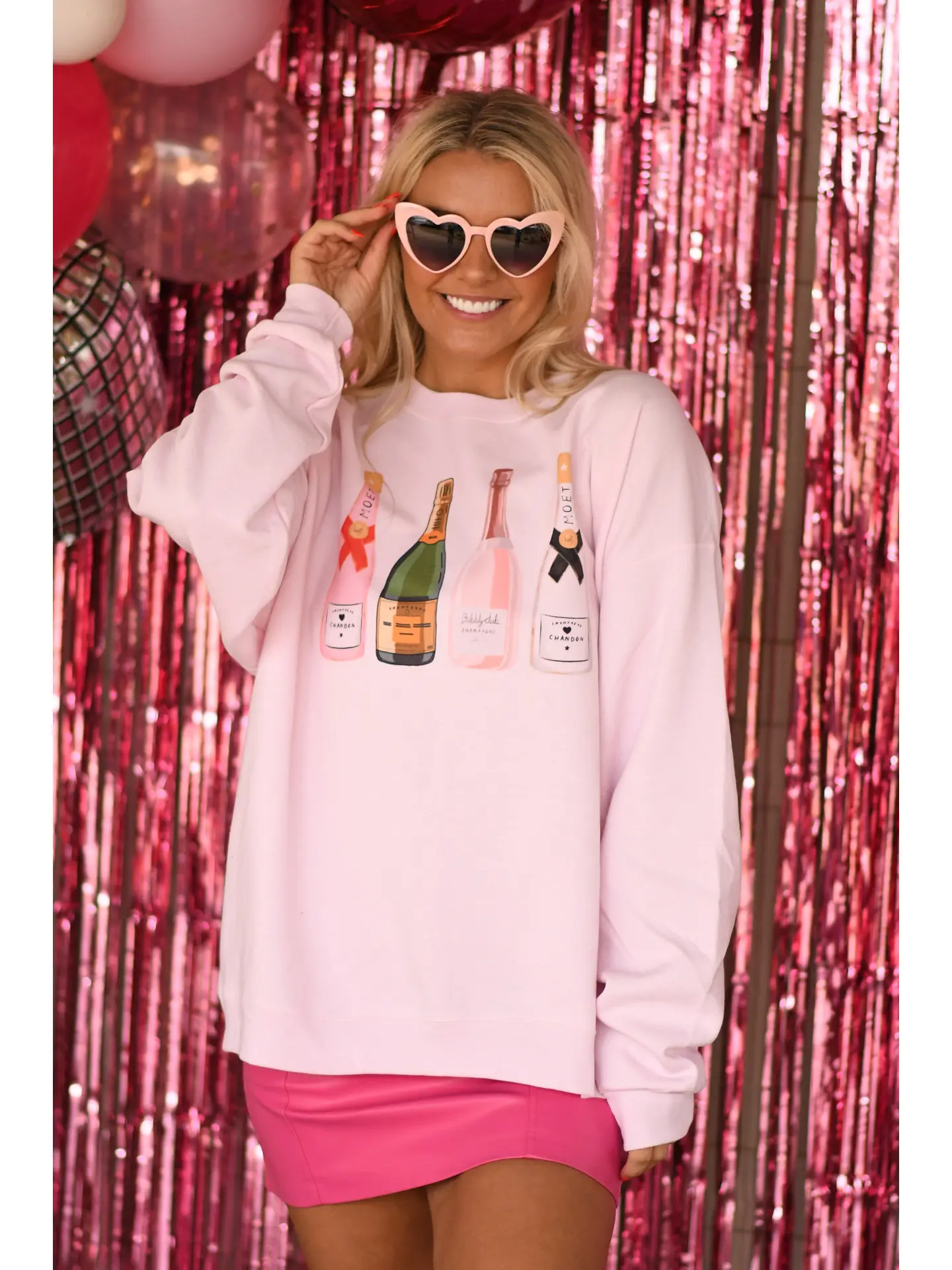 Sweetheart Champagne Sweatshirt