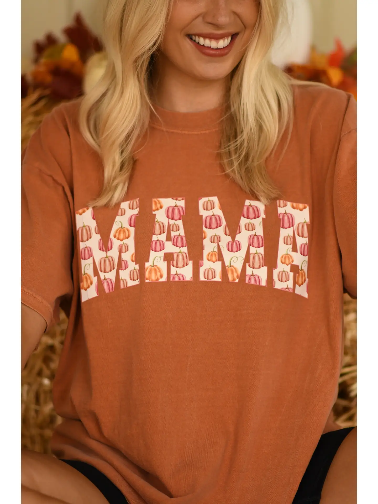 Mama Pumpkin Patch Tee