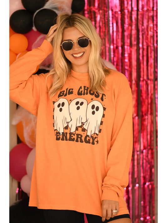 Big Ghost Energy (short OR long sleeve)